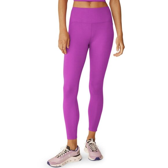Beyond Yoga Womens Powerbeyond Legging Small Violet Berry Strive High Waist Midi - Picture 1 of 8
